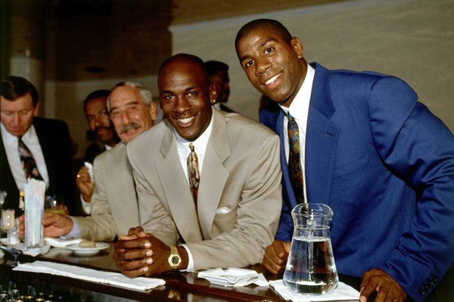 1991 Michael Jordan e Magic Johnson (Nba)